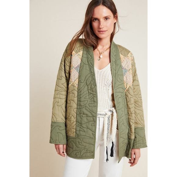 Anthropologie Jackets & Coats Anthropologie Quilted Patchwork